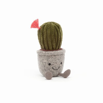 Jellycat Silly Succulent Barrel Cactus New Zealand | NOVUQ8741